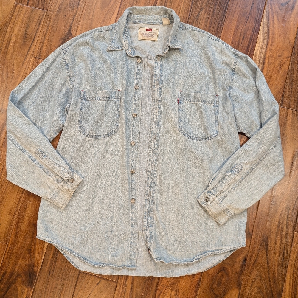 Vintage  Levi's Red Tab Men's XL Denim Shirt Jacket